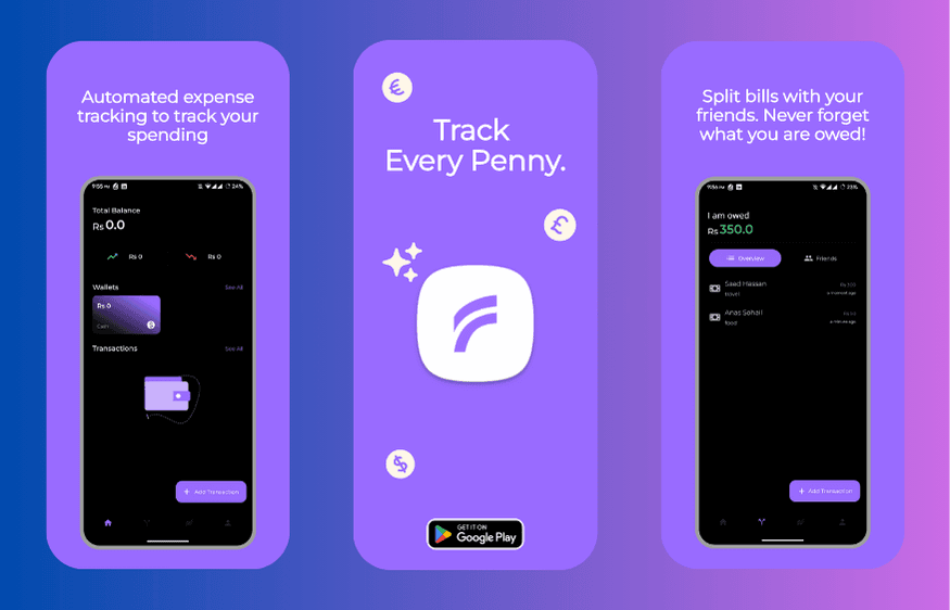 Fintrail: AI Finance Tracking screenshot